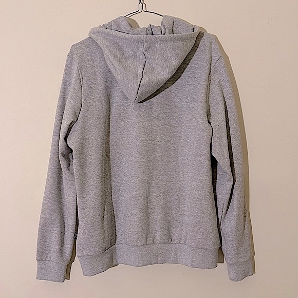 PUMA | Essentials Logo Women's Hoodie | light gray Heather | Size L | NWT - Picture 5 of 12